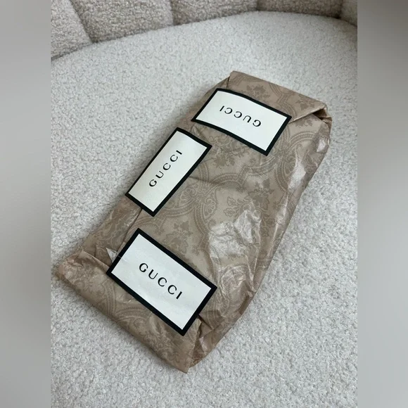 Gucci socks with lurex brand new logo monogram Supreme GG shimmer - Picture 6 of 7